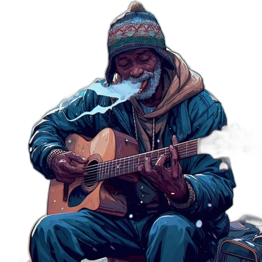 jacket, face, mask, concept art transparent PNG cut-out