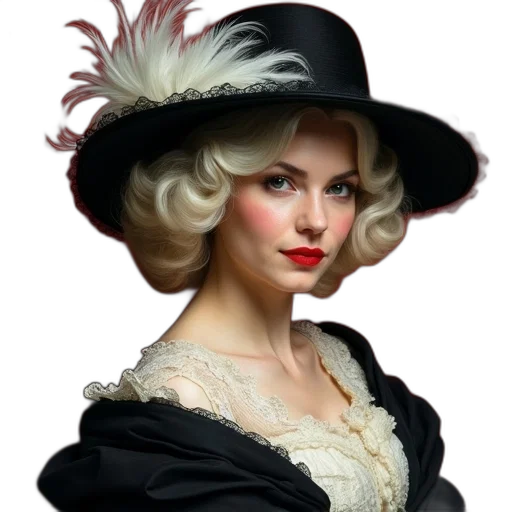 hat, crown, face, jewelry transparent PNG cut-out