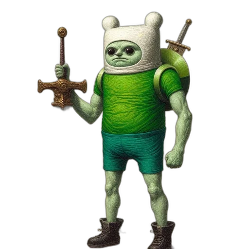 staff, robot, creature, weapon transparent PNG cut-out