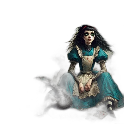 dress, mask, fantasy art, concept art transparent PNG cut-out