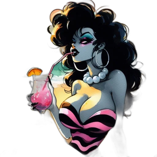 jewelry, concept art, cartoon, fantasy art transparent PNG cut-out