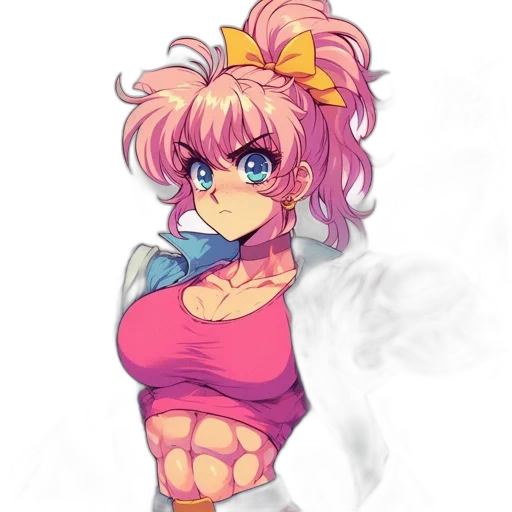 dress, weapon, anime, pixel art transparent PNG cut-out