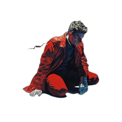 jacket, face, mask, creature transparent PNG cut-out