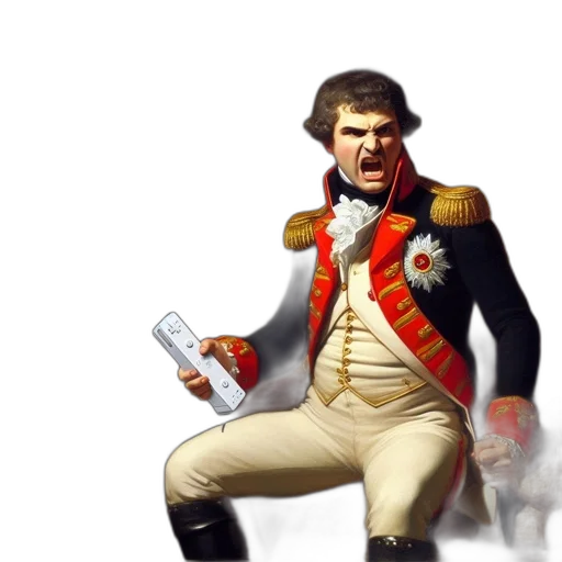staff, weapon, jacket, 3d render transparent PNG cut-out