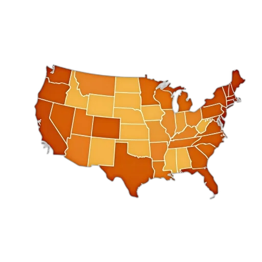 earth tones, golden, red, map transparent PNG cut-out