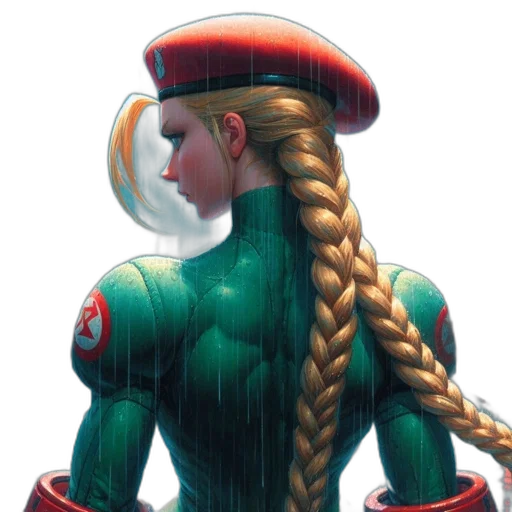 hat, staff, robot, hair transparent PNG cut-out