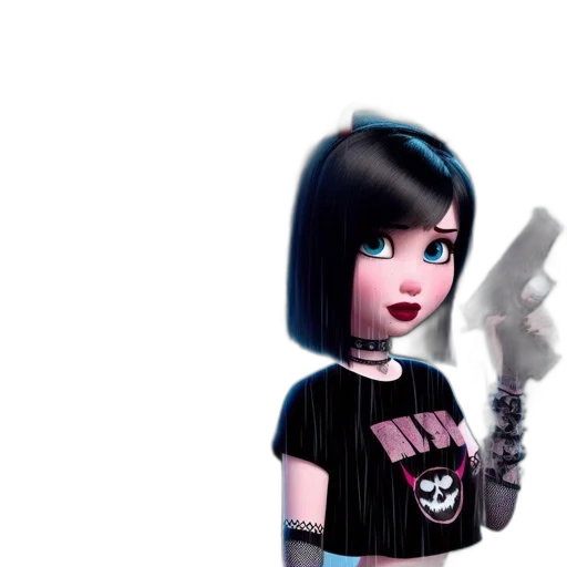 weapon, robot, staff, 3d render transparent PNG cut-out