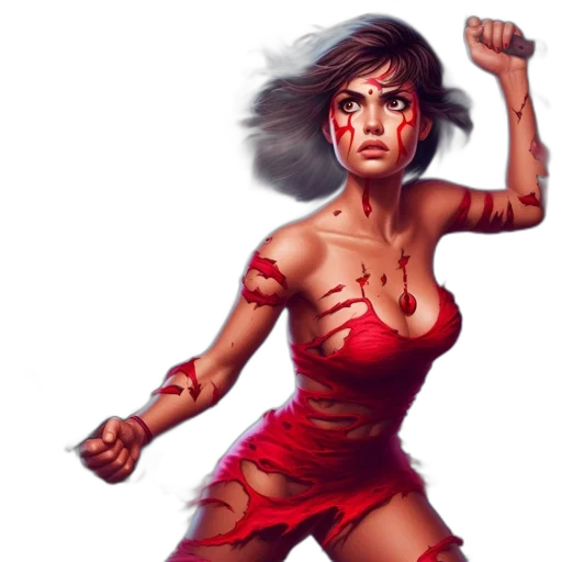 comic book art, concept art, fantasy art, pixel art transparent PNG cut-out