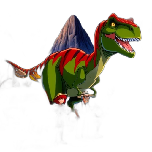 dragon, creature, animal, staff transparent PNG cut-out