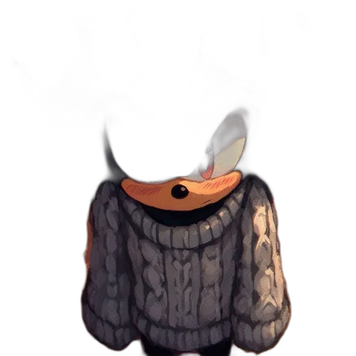creature, hat, jacket, mask transparent PNG cut-out