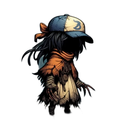 hat, mask, face, hair transparent PNG cut-out