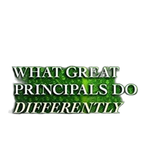what, great, principals, differently transparent PNG cut-out