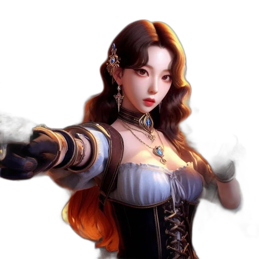 staff, fantasy art, concept art, photorealistic transparent PNG cut-out