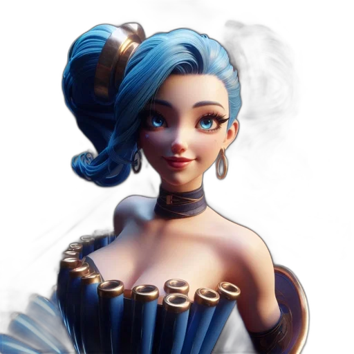 dress, jewelry, staff, fantasy art transparent PNG cut-out