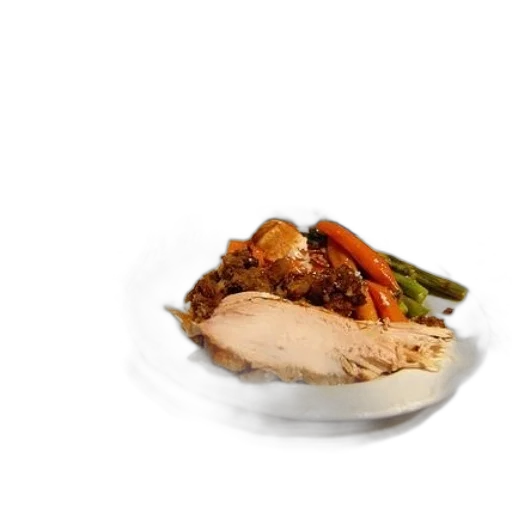 food, hat, 3d render, photorealistic transparent PNG cut-out