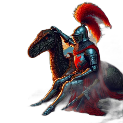 dragon, sword, weapon, animal transparent PNG cut-out