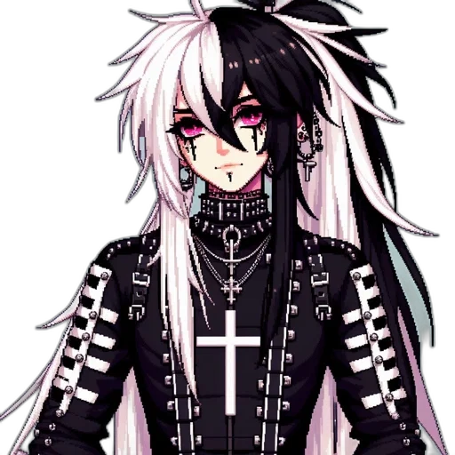 staff, pixel art, anime, concept art transparent PNG cut-out