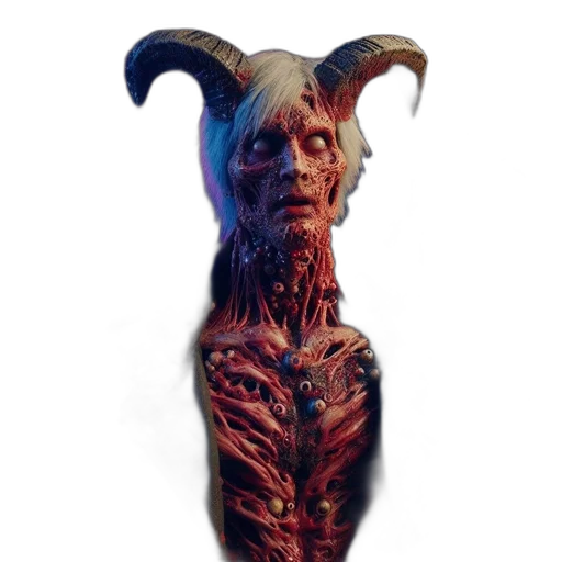 creature, mask, animal, staff transparent PNG cut-out