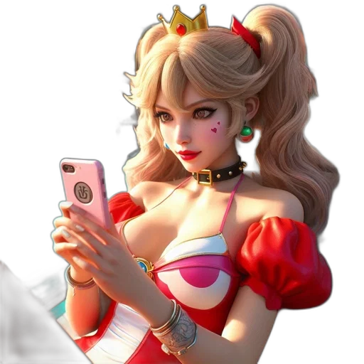 dress, crown, face, weapon transparent PNG cut-out