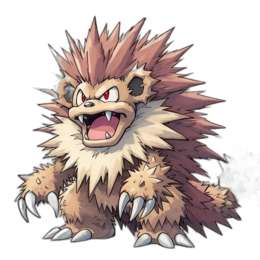 creature, animal, hair, staff transparent PNG cut-out