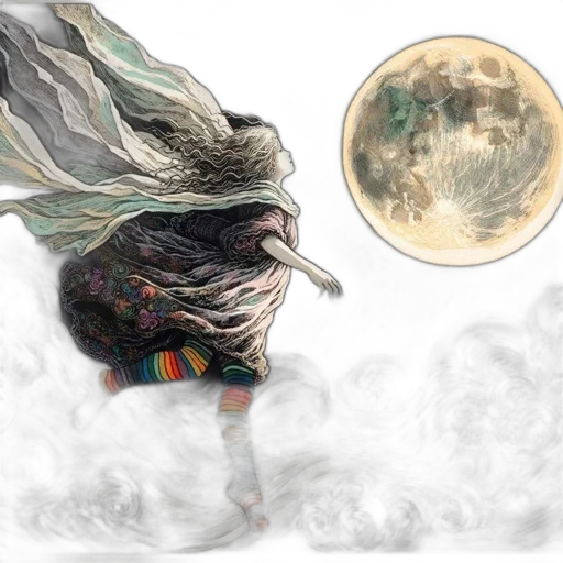 mask, dragon, creature, dress transparent PNG cut-out