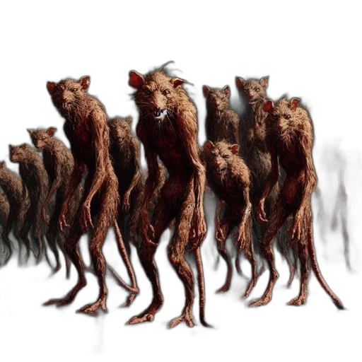 creature, animal, staff, concept art transparent PNG cut-out