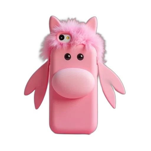 animal, creature, 3d render, pink transparent PNG cut-out