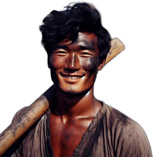face, staff, mask, weapon transparent PNG cut-out