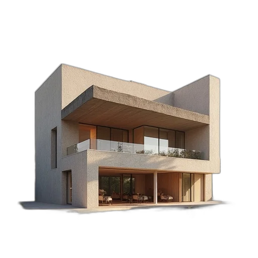 building, furniture, 3d render, photorealistic transparent PNG cut-out