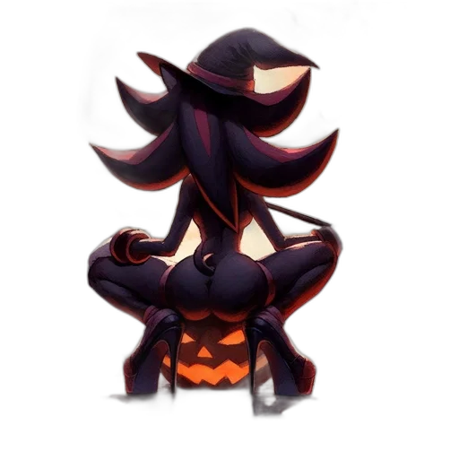 hat, mask, creature, staff transparent PNG cut-out