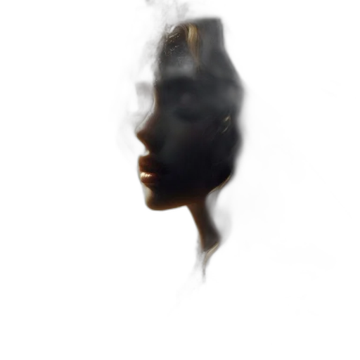 face, mask, crown, hair transparent PNG cut-out