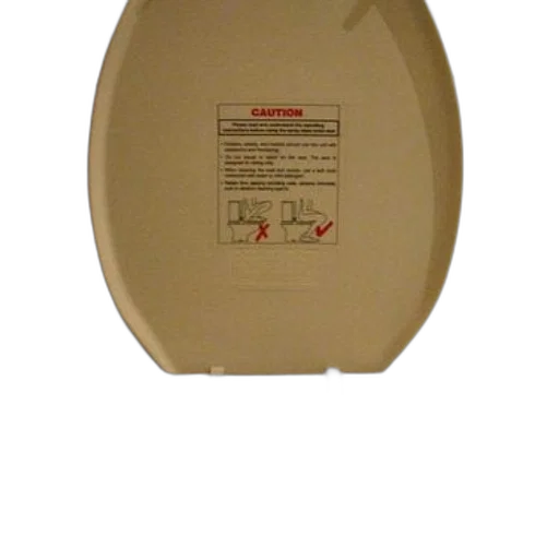 toilet, caution, sticker, lid transparent PNG cut-out