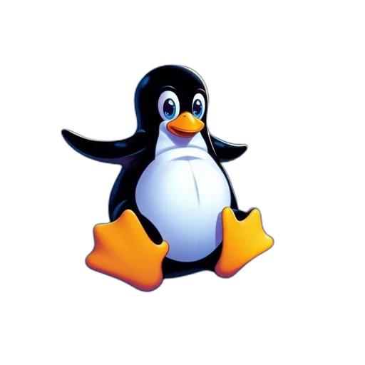 animal, 3d render, pixel art, penguin transparent PNG cut-out