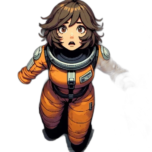 jacket, staff, face, robot transparent PNG cut-out