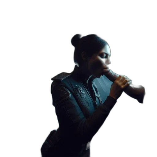 jacket, staff, weapon, sword transparent PNG cut-out