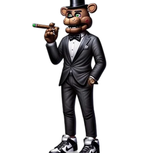 staff, animal, concept art, 3d render transparent PNG cut-out