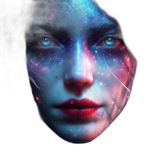 face, robot, mask, creature transparent PNG cut-out