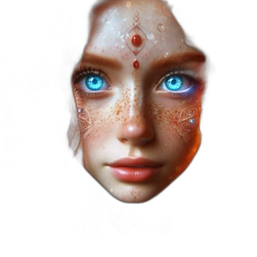 face, mask, jewelry, robot transparent PNG cut-out