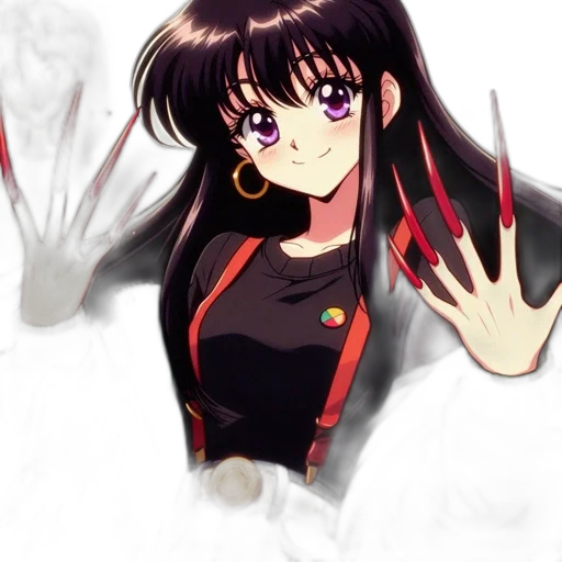 weapon, anime, cartoon, photorealistic transparent PNG cut-out