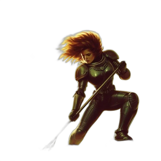 sword, weapon, staff, hair transparent PNG cut-out