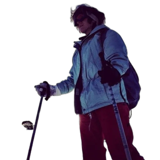 staff, jacket, weapon, 3d render transparent PNG cut-out