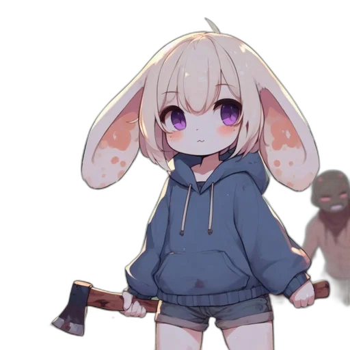 weapon, staff, creature, jacket transparent PNG cut-out