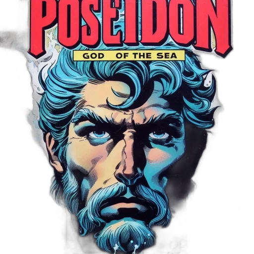 comic book art, concept art, underwater, comic transparent PNG cut-out
