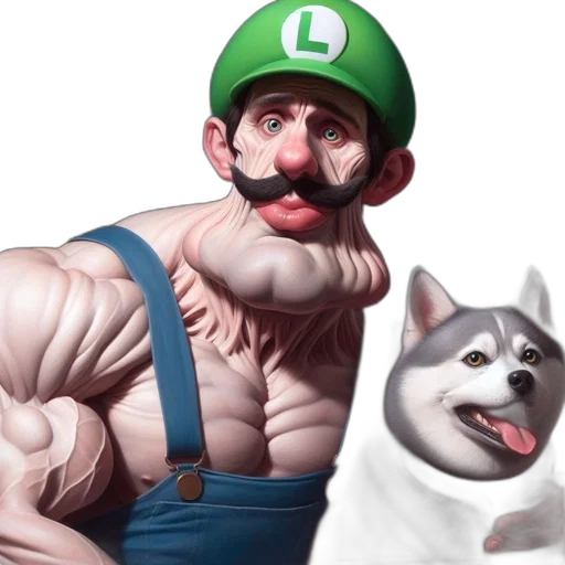 animal, creature, face, concept art transparent PNG cut-out