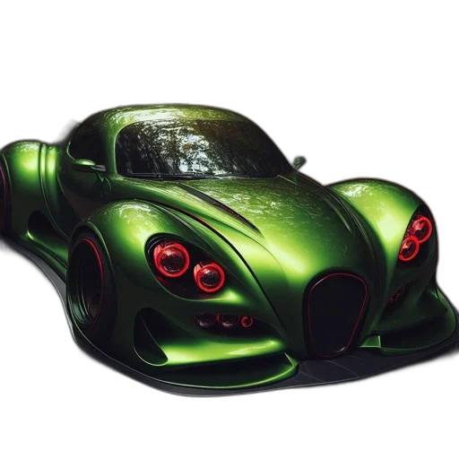 car, 3d render, photorealistic, concept art transparent PNG cut-out