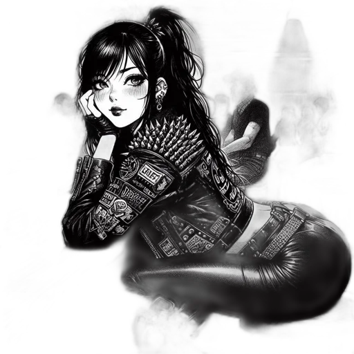 jacket, dress, fantasy art, concept art transparent PNG cut-out