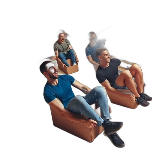 furniture, 3d render, concept art, photorealistic transparent PNG cut-out