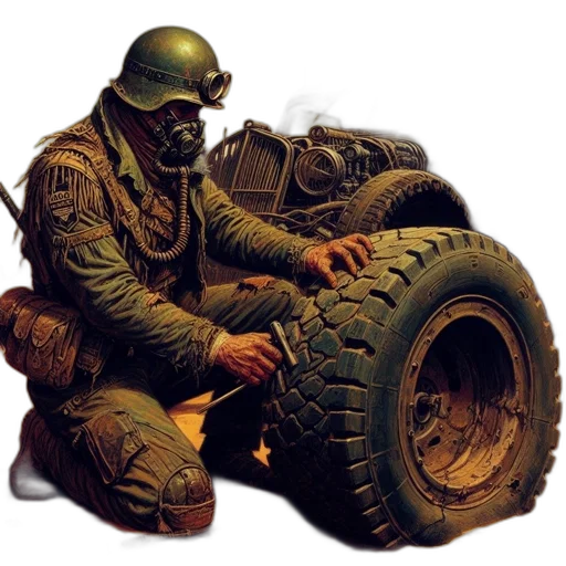 weapon, robot, mask, animal transparent PNG cut-out