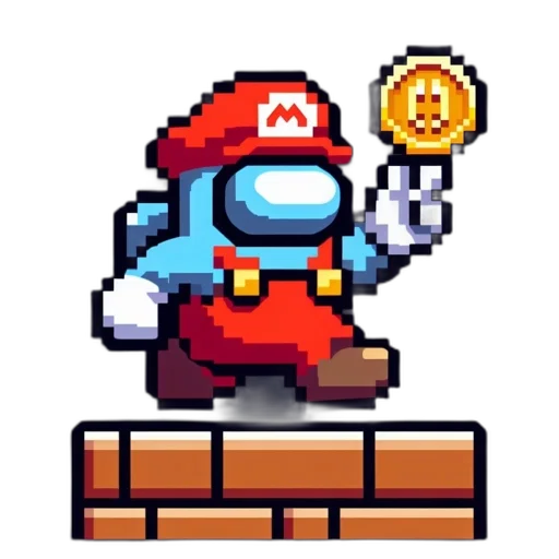 robot, weapon, pixel art, concept art transparent PNG cut-out