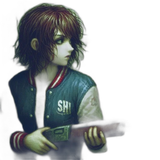 sword, weapon, staff, jacket transparent PNG cut-out